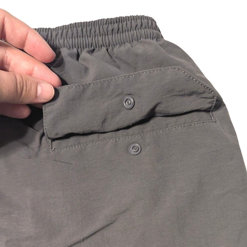 Patagonia Mens Small Baggies Longs 7" Shorts Forge Grey Nylon Mesh Liner 58033 - Picture 7 of 13